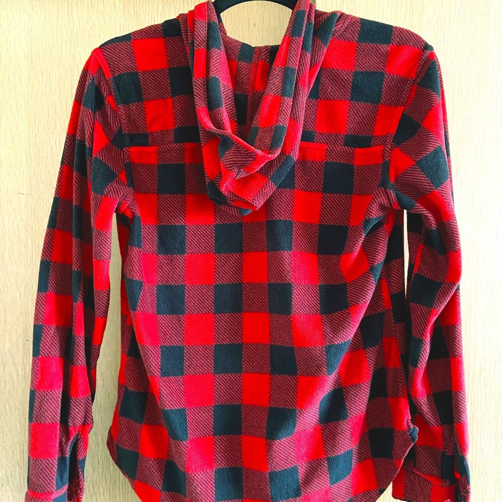 Red and Black Checker Button Up